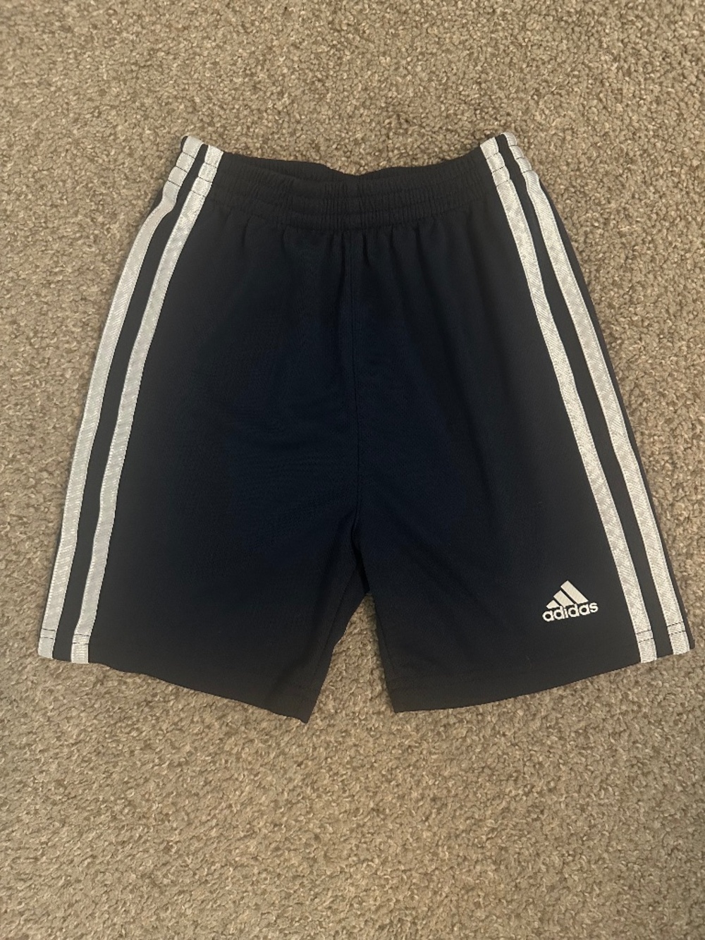Navy Blue Youth Adidas Shorts Size 6